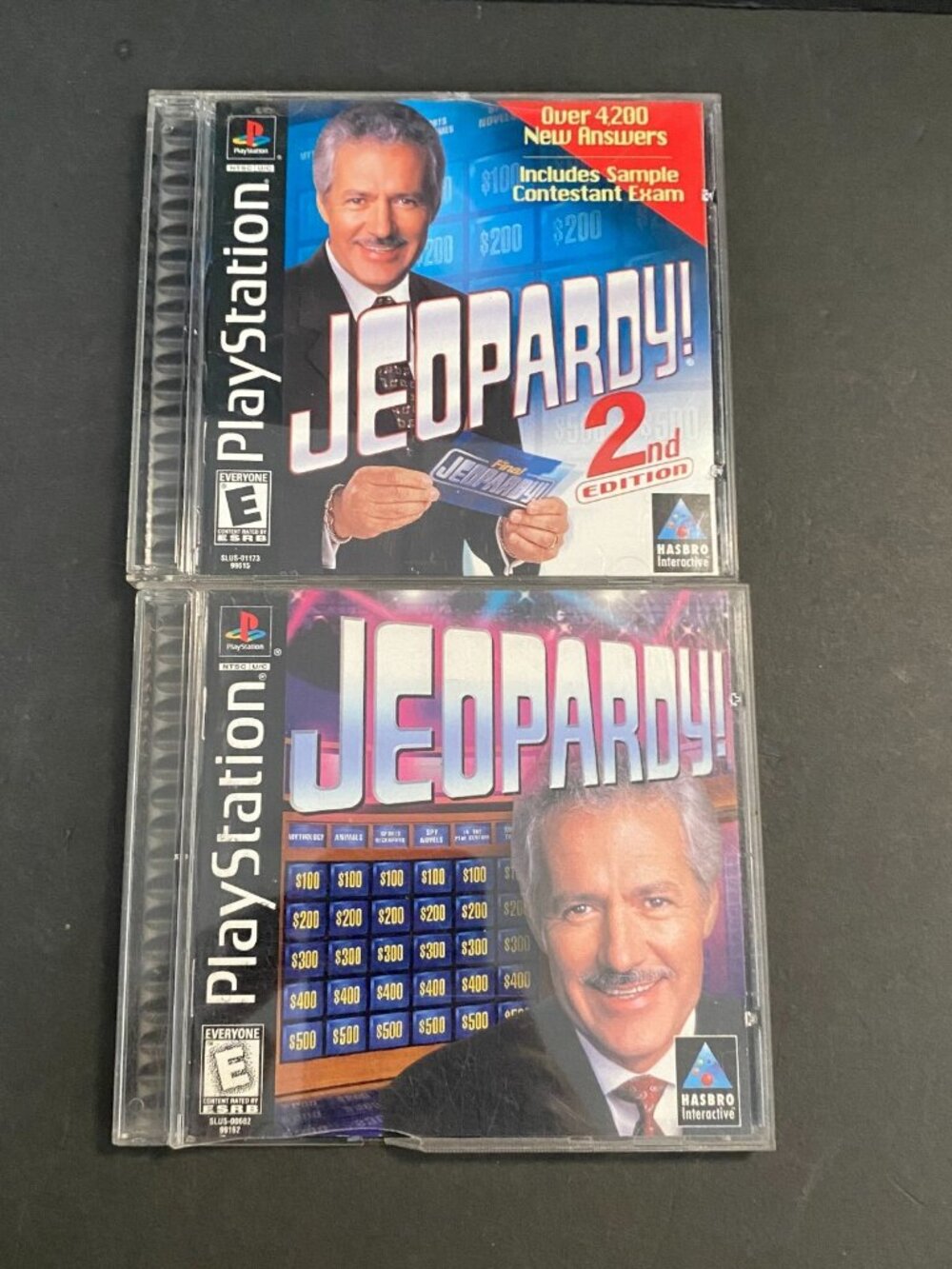Lot of 2: Jeopardy! & 2nd Edition PS1 PlayStation Hasbro